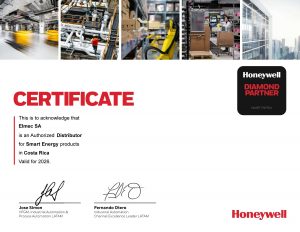Elmec SA 2026 Distributor Honeywell certificate_page-0001
